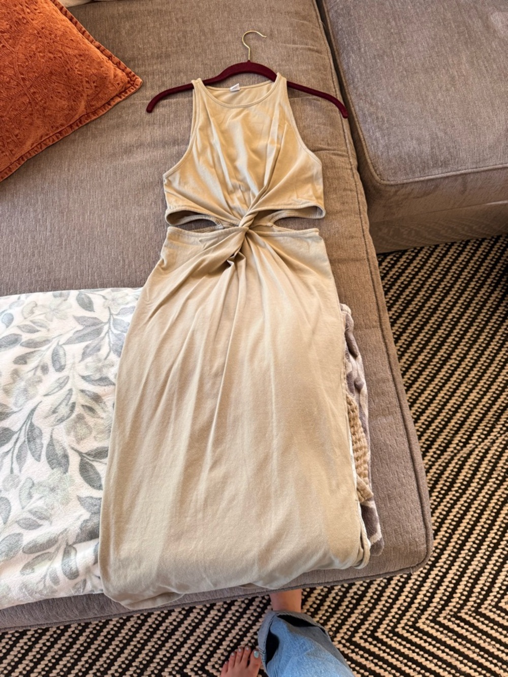 Old Navy Cut Out Midi Dress